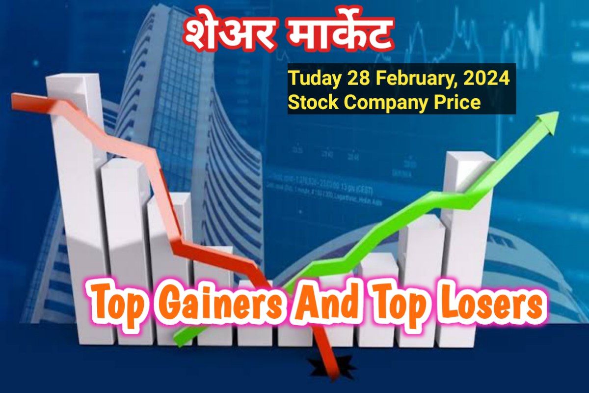 stock market top gainers and top losers Images |